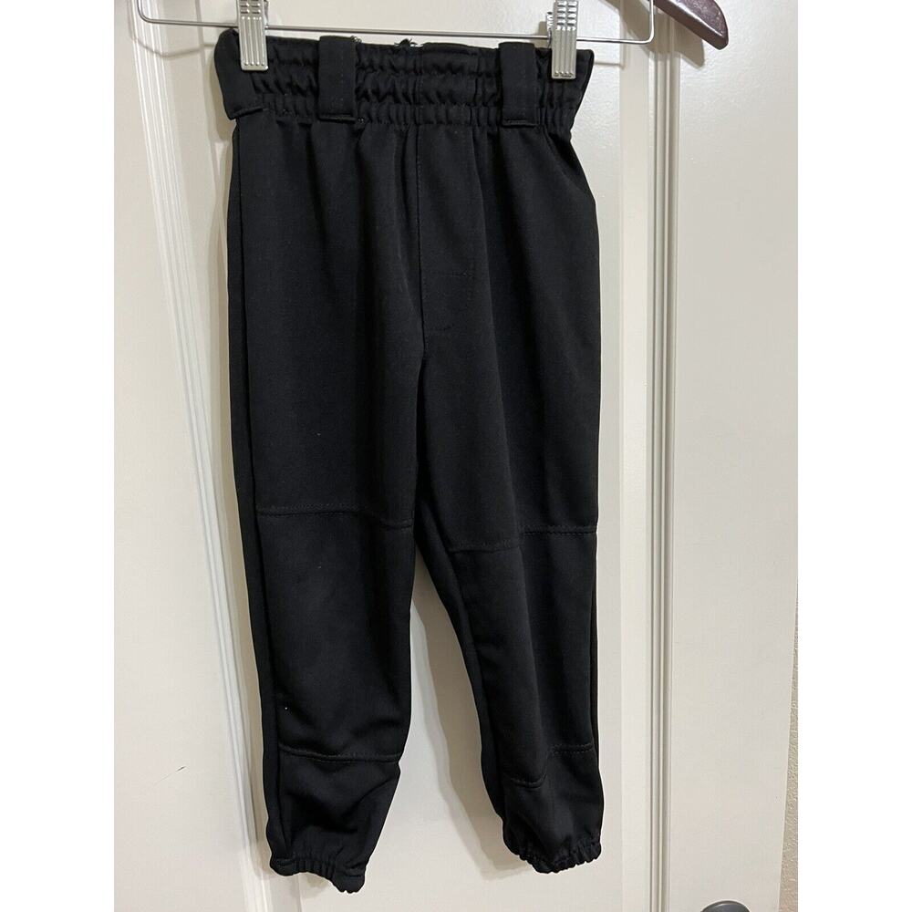 Women's Softball Pants with Belt Loops Black Size Medium